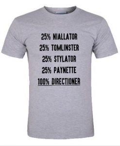 25% niallator t shirt