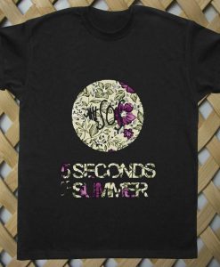 5 seconds of summer floral style T shirt