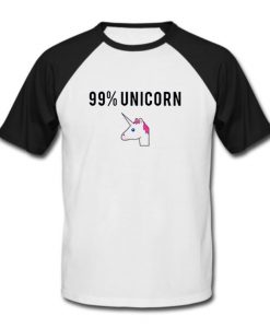 99% unicorn tshirt