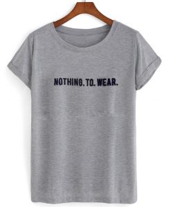 ASOS T-Shirt with Nothing to wear T shirt