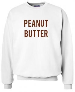 A mustard peanut butter sweatshirt