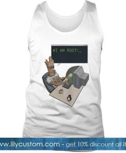 Admins of the Galaxy I am Groot Tank Top