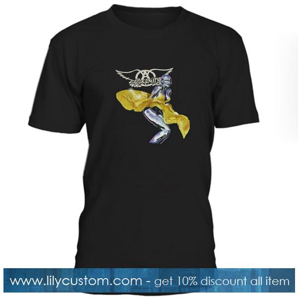 Aerosmith Woman Robot Tshirt