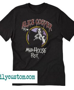 Alice Cooper 1979 Mad House Rock Tour t Shirt