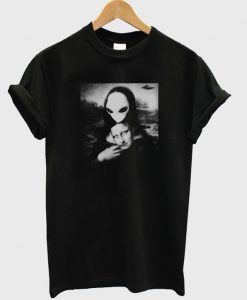 Alien Mona Lisa T shirt SU