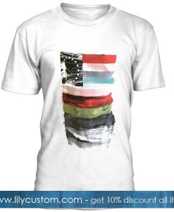 American Style Flag T Shirt