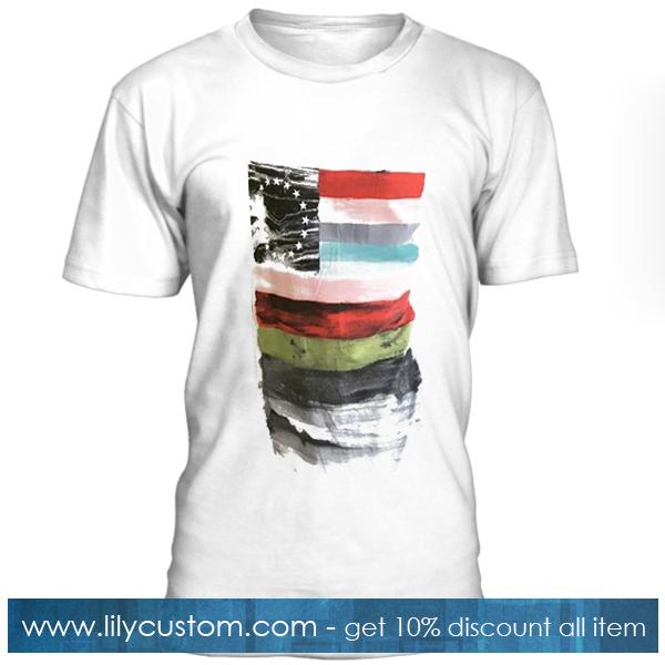 American Style Flag T Shirt