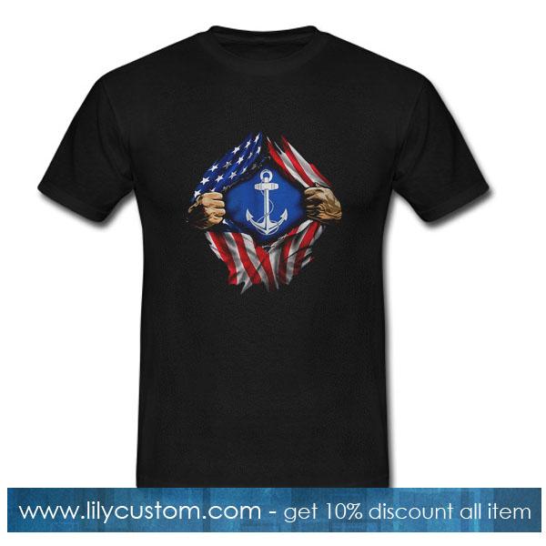 American flag Sailor T-Shirt