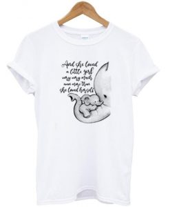 And She Loved Elephants T Shirt Ez025