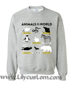 Animals of The World Sweatshirt (LIM)