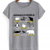 Animals of The World T Shirt (LIM)