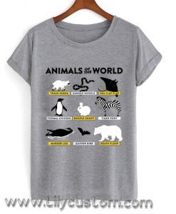 Animals of The World T Shirt (LIM)