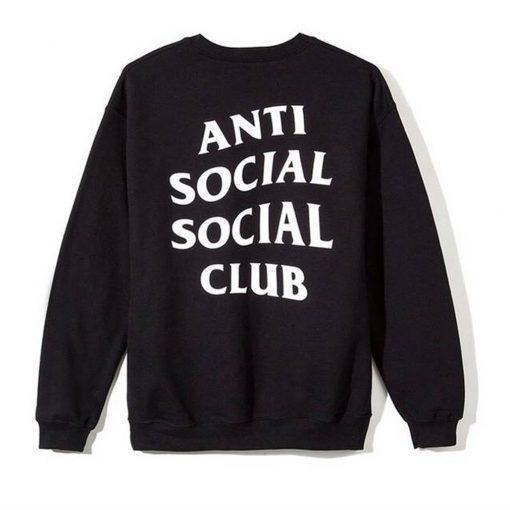 Anti Social Social Club Sweatshirt back