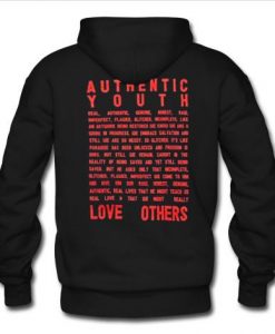 Authentic back hoodie
