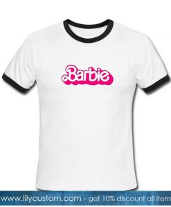 Barbie Logo Ringer T Shirt