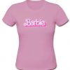 Barbie logo t shirt