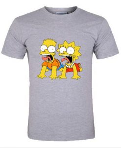 Bart and Lisa Simpson t Shirt