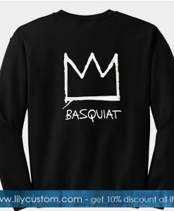 Basquiat Crown Sweatshirt Back