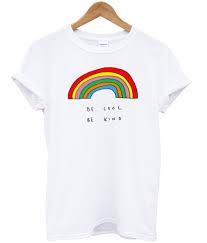 Be Cool Be Kind Rainbow T-shirt   SU