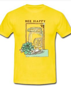 Bee happy yellow T shirt