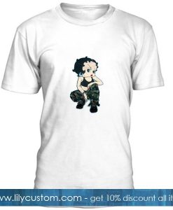 Betty Boop Soldier Tshirt