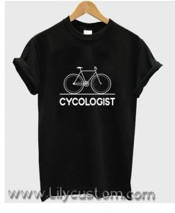 Bicycle Cycologist  T Shirt (LIM)