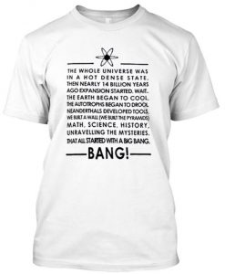 Big Bang theory tshirt