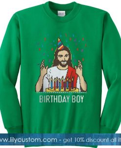 Birthday Boy Christmas Sweatshirt