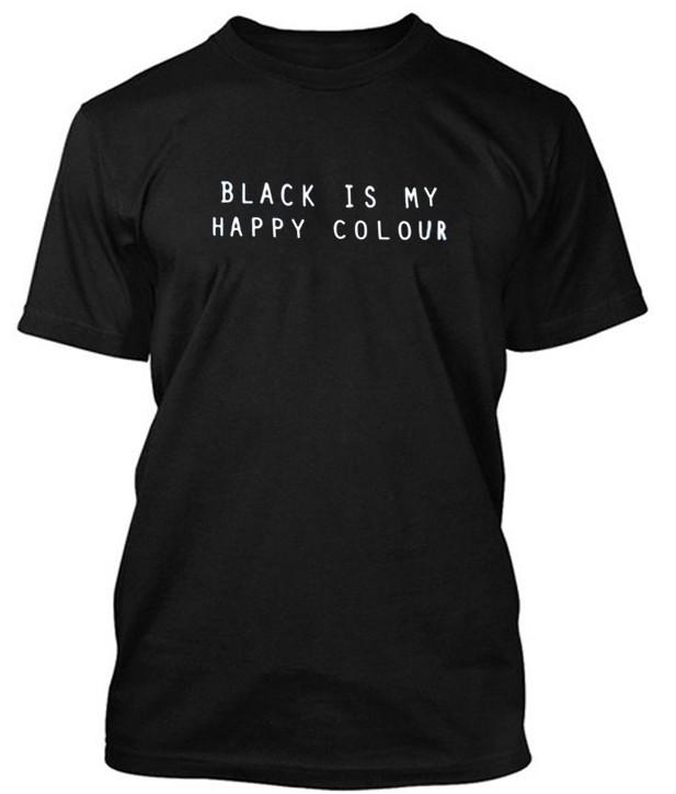 Black is my happy color tshirt