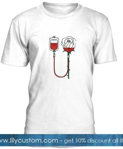 Blood Red Rose T Shirt