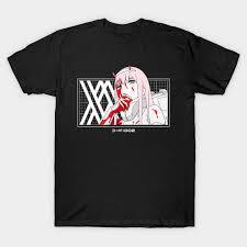 Bloody Zero Two from Darling in the Franxx T-Shirt  SU