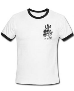 Cactus leaf me alone ring Tshirt