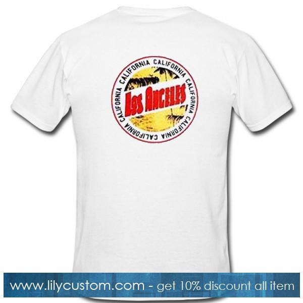 California Los Angeles Tshirt Back