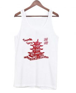 Chinese thank you tanktop