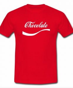 Chocolate Coca Cola Logo T Shirt