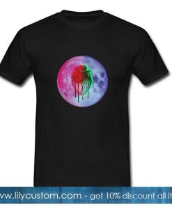 Chris brown heartbreak on a full moon T-Shirt