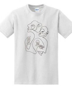 Christiane Spangsberg Line Face T-Shirt   SU