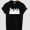 City Skyline Outline t shirt