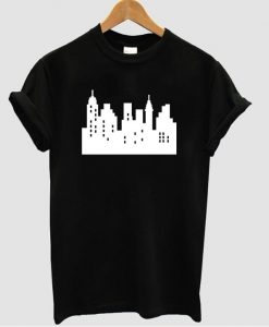 City Skyline Outline t shirt