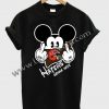 Cleveland Browns Haters Gonna hate Mickey Mouse T Shirt Ez025