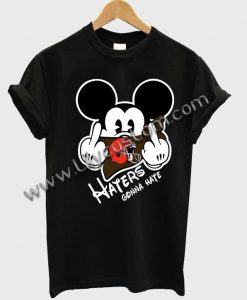 Cleveland Browns Haters Gonna hate Mickey Mouse T Shirt Ez025