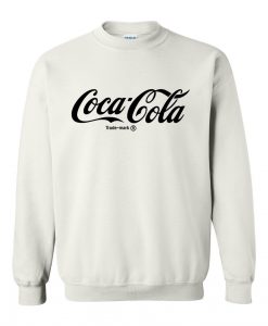 Coca Cola trademark logo sweatshirt