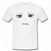Comic Girl Sad Expression T-Shirt