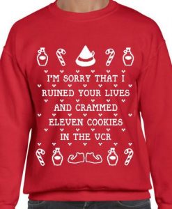 Cookies Crammed VCR - Ugly Christmas Sweater