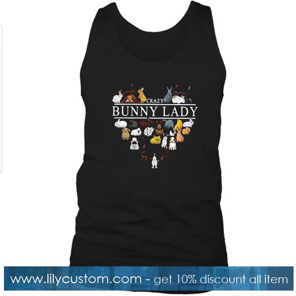 Crazy Bunny Lady Tank Top