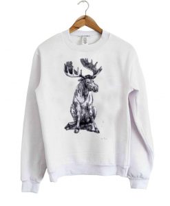 Cute Moose Sweatshirt