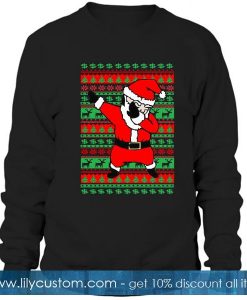 Dabbing Santa Ugly Chrismast Sweatshirt