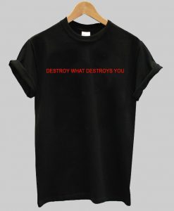 Destroy what destroys you tshirt