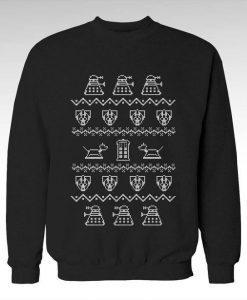 Doctor Who Timey Wimey Ugly Christmas Unisex Sweatshirt