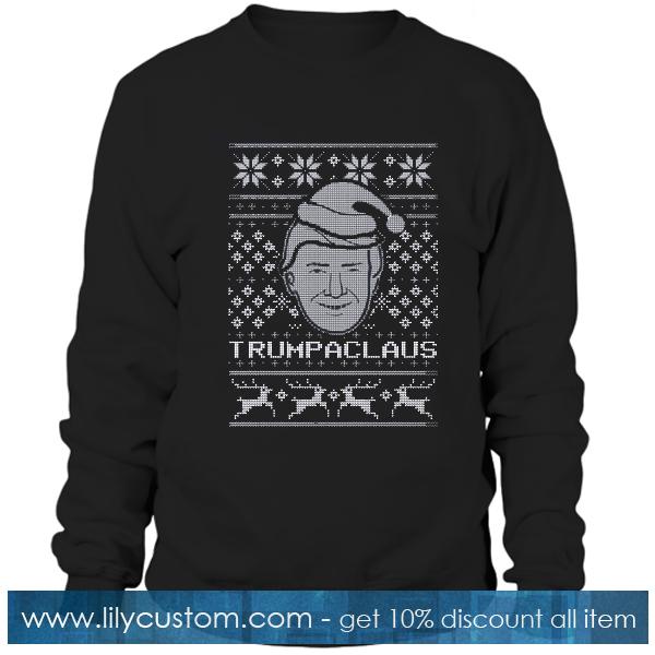 Donald Trump Trumpaclaus Ugly Christmas Sweatshirt